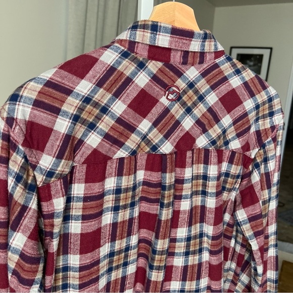 Magellan Classic Fit Maroon Flannel L/S Button Up Size S - Picture 10 of 13